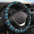 thumbnail image 4 of Cauagu Starry Sky Moon Wolf Leader Print Car Steering Wheel Cover - Universal Car Accessory for Diverse Cars for Steering Wheel with a Diameter of 14.5"-15", 4 of 7