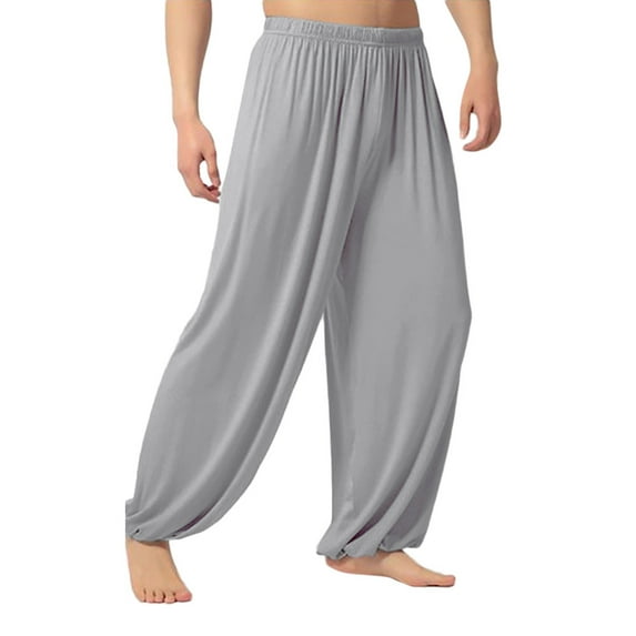 Juejuezi Cargo Pants for Men Clearance,Fashion Men's Casual Solid Loose Sweatpants Trousers Jogger Dancing yoga Pant