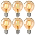 thumbnail image 4 of Bombilla Edison ST64, lámpara de filamento, bombilla LED, retro nostálgica, E27, luz blanca cálida amarilla, lámpara de filamento de tungsteno de imitación, 4 W, 6 W, 4 of 5