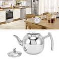 thumbnail image 3 of Household Stainless Steel Spherical Tea Pot - Cold Water Kettle with Filter for Induction Cooker, For Restaurants, Conference Rooms, Living Room[S], 3 of 9