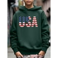 thumbnail image 3 of Letter USA American Flag Graphics For Kid Boys Independence Day - Keep Him Warm And Stylish! Size:5T-14Y, 3 of 8
