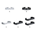 thumbnail image 4 of Yuarrent Estante de esquina para baño, estante de cosméticos montado en la pared, organizador de drenaje de aleación de aluminio, soporte de Juegos de accesorios de baño Tipo 3 Yuarrent HA059992-03B, 4 of 5
