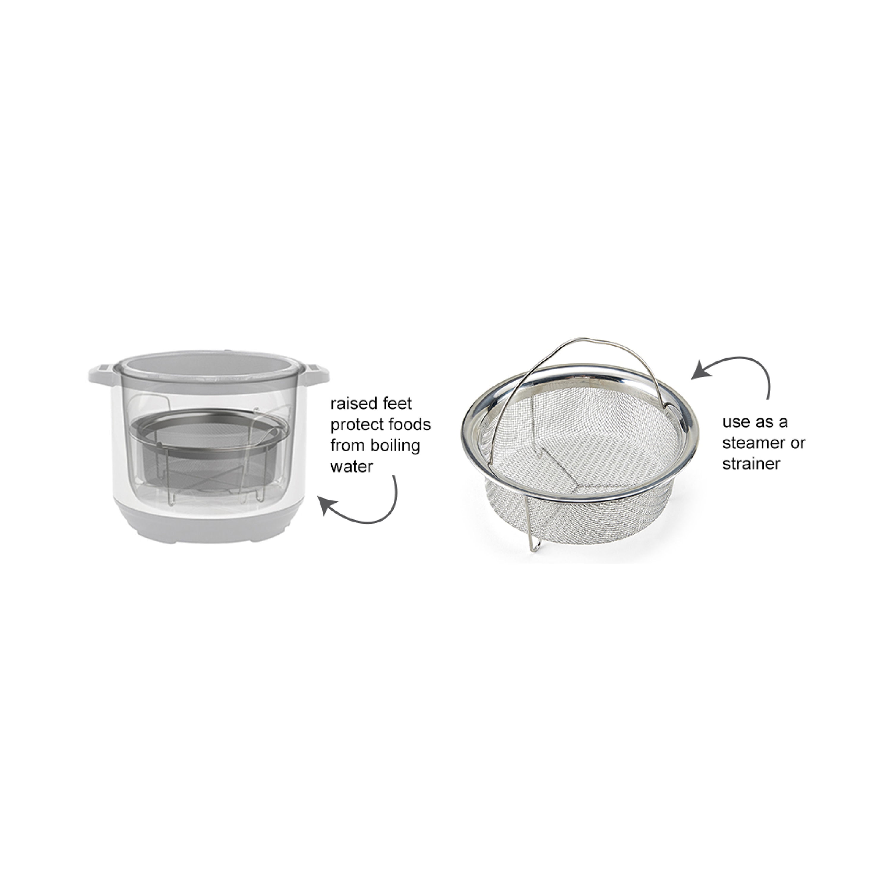 8x Instant Pot Accessories Set Steamer Basket for Insta Pressure Cooker 5,6, 8qt - On Sale - Bed Bath & Beyond - 35096950