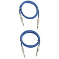 thumbnail image 1 of 2 pcs Bajo 6.35mm Estéreo Macho Audio Masculino Cable Trenzado de Nilon Macho a, 1 of 9