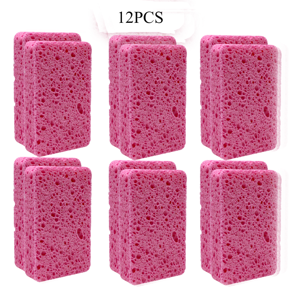 Cellulose Sponges,Heavy Duty Scrub Kitchen Sponge,Clean Tough Messes