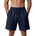 thumbnail image 2 of LEKWK Mens Athletic Shorts Wide Leg Workout Casual Shorts Elastic Waist Loose Fit Short Quick Dry Drawstring Short Gym Sports Outdoors Bottoms, 2 of 5