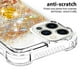 thumbnail image 3 of Funda para iPhone 12 Pro con Brillo Líquido Flotante, Purpurina, Parachoques y Anillo Giratorio Soporte, 3 of 5