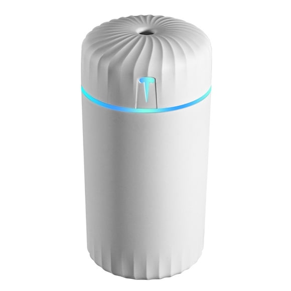 Inteprter Difusor de humidificador de aire de 450ml, luz nocturna portátil, rociador de SPA para el hogar, suministros de atomizador de bajo ruido Humidificadores Blanco Inteprter HA063144-01