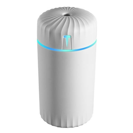 

maytalsoy 450ml Air Humidifier 2W Diffuser Portable Night Light Aroma Bedroom Bathroom Car Sprayer Maker Accessories White