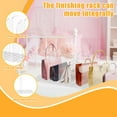 thumbnail image 5 of Purse Organizer Transparent Adjustable Handbag Organizer Easy to Install Closet Bag Holder Reusable Plastic Purse Rack for Home Bedroom Office Use, 5 of 10