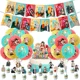 thumbnail image 1 of Spy X Family decoraciones de feliz cumpleaños para niñas, suministros de fiesta de cumpleaños para niños, temática de Anime, Banner, Yor Forger Loid Anya, 1 of 3