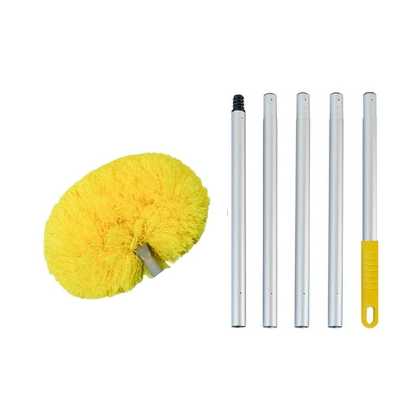 Polverizadores para la Limpieza de Ventilador de Techo con Poste de Extensión 67 Pulgadas, Pulverizador de Microfibra para Persianas Y Paredes de Muebles Altos, 170 cm Gris Amarillo Azul Verde, Poliés