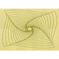 thumbnail image 1 of Ahgly Company Indoor Rectangle Patterned Sun Yellow Area Rugs, 7' x 9', 1 of 1