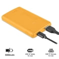 thumbnail image 1 of Power Bank Getttech Gbn-e5kcs-01 5000mah USB IN TIPO C USB A OUT 5V 2.4A LED, 1 of 8