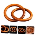 thumbnail image 3 of OULII Multi-Linked Wood Decor Wood Chain Links Brown Wall Decor Home Decoration 1Pcs, 3 of 8