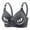 Gray, variant on Crunowin Women's Push up Bras Underwire, Full Coverage Support Daily Bra Gray S