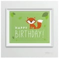 thumbnail image 3 of Woodland Friends Happy Birthday Fox Party Sign, 3 of 3