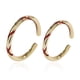 thumbnail image 5 of Anillo de pareja de cuerda roja esmaltada de una línea con diseño de nicho de miles de millas para matrimonio, un par de regalos para hombres y mujeres, 5 of 6