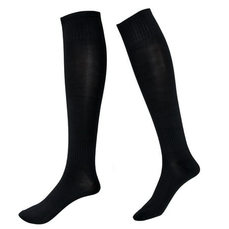 Mubineo Men’s Football Long Socks Over Knee Soft Warm Solid Color Team Soccer Training High Socks