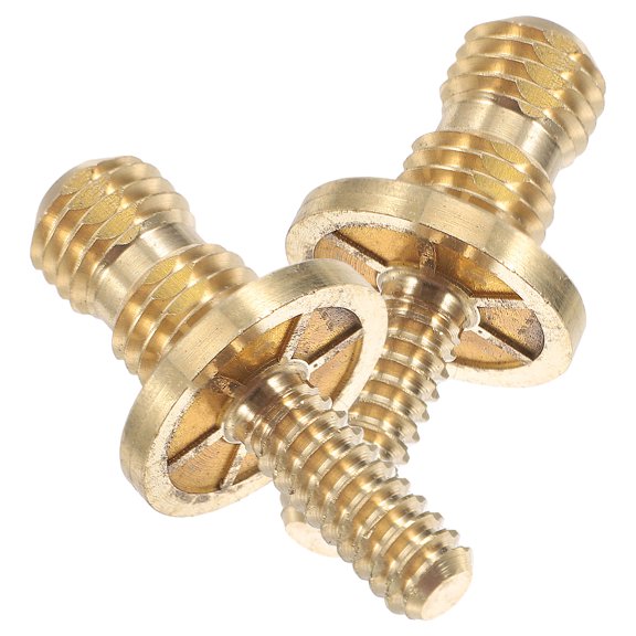 LIFKOME 2-Pack Brass Pool Cue Screws Joint Connectors for Billiard Cue Repair and Extension Accessories