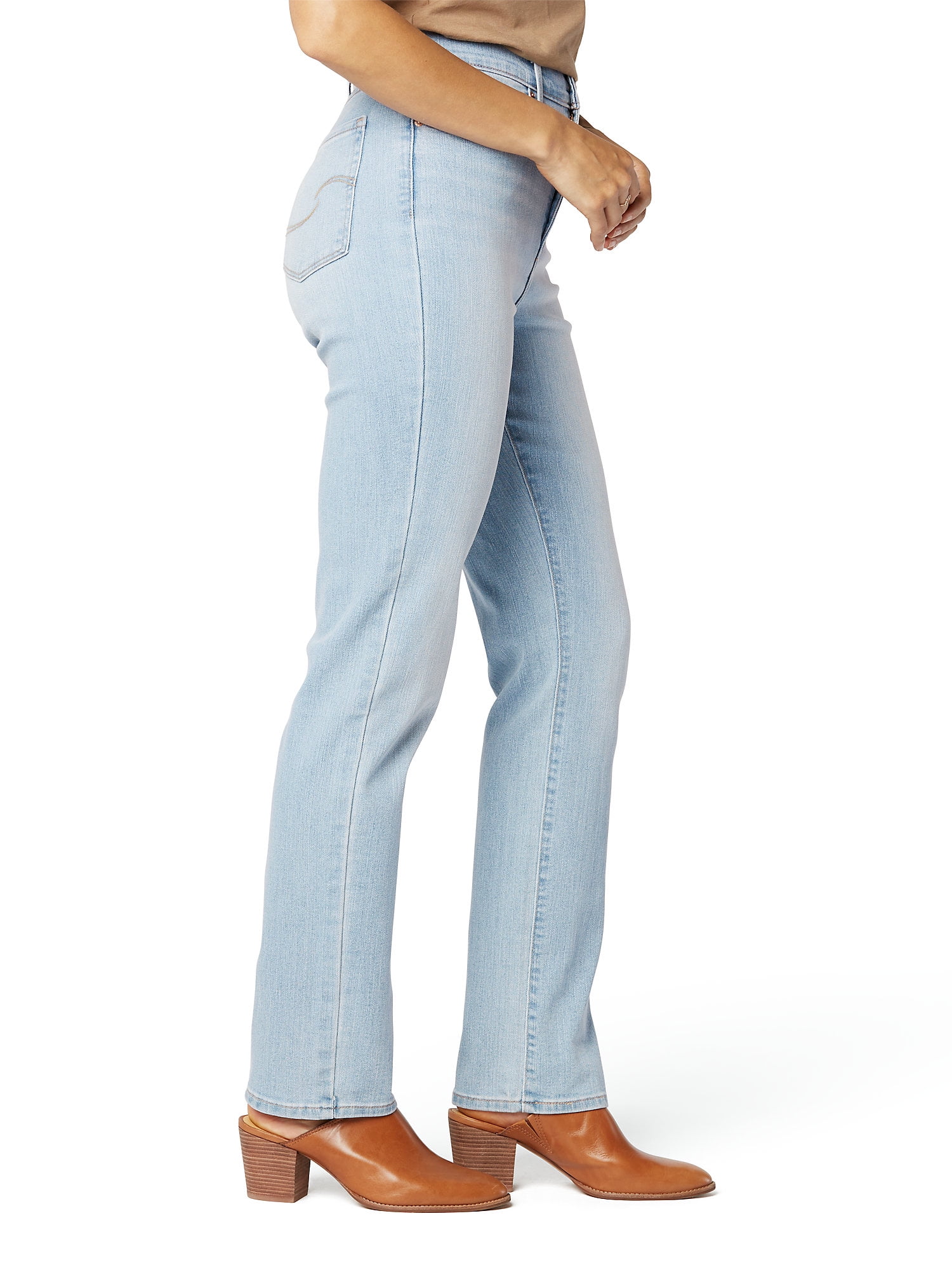 Levi Strauss Signature Women's and Women's Plus High Rise Straight Jean, Sizes 2-28