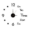 thumbnail image 4 of Mistaha 3d wall clock creative acrylic wall clock diy clock mute wall sticker clock, 4 of 7