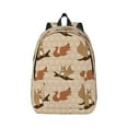 thumbnail image 2 of Rocae Cartoon Squirrel for Durable Canvas Backpack Leisure Large Bag Travel Rucksack Multi-function Backpack, 2 of 8