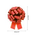 thumbnail image 2 of Lazo gigante grande de 10 pulgadas, lazo metálico grande con borde dorado para regalos de boda, envoltura de regalos de Navidad, rojo, 2 of 6