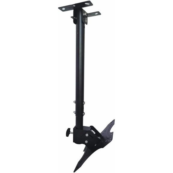 Adjustable Ceiling TV Wall Mount Bracket Compatible with 14-42" Plasma LCD LED Monitor Flat Panel Screen Displays Tilt/ 360° Swivel