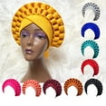 thumbnail image 2 of Chapeau de Turban de Style Nation Africaine Réglable à Large Bande pour Noël, 2 of 6