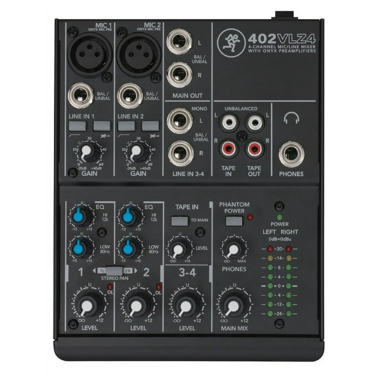 高速 割引 平日 402VLZ4 Mackie 4-Channel Walmart.com - Mixer Compact 配信機器・PA機器・レコーディング機器
