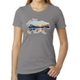 thumbnail image 2 of Mama Bear Mountain, Woman's Graphic T-shirts- Cute Mom shirts - Heather Grey MH200WMOM S2 XS, 2 of 3