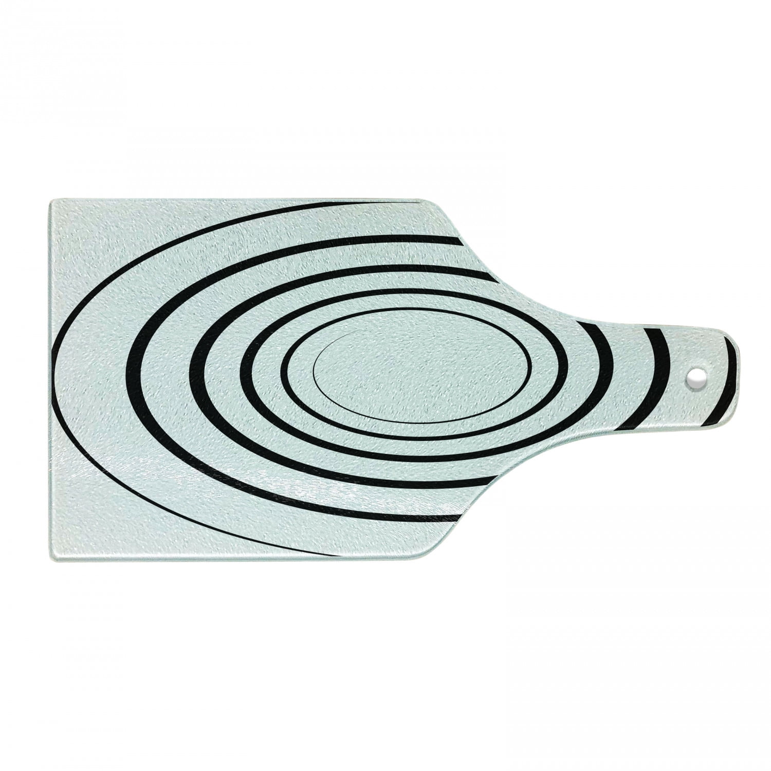 Monochrome Spiral Design Tempered Glass Cutting Board