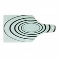 thumbnail image 1 of Spires Cutting Board, Abstract Design Monochrome Spiral Whorl Element Dimensional Aesthetic Curve Concept, Tempered Glass Cutting and Serving Board, Wine Bottle Shape, Black White, by Ambesonne, 1 of 1