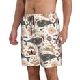 thumbnail image 2 of Naloa Ramadan Whale Men's Beach Shorts, Surfing shorts, Swim trunks, Quick Dry Swim Trunks for Surfing Beach Fun - Medium, 2 of 9
