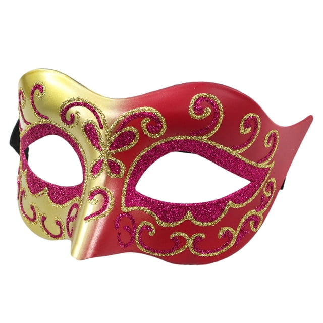 Mardi For Men Golden And Green For Party Women Masquerade Party Accessory Little Beauty Eye Painted Gold Half Face High Grade Prom Party Decoration