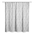 thumbnail image 2 of Creative Products Gray Southwest Diamond 71x74 Shower Curtain, 2 of 2