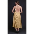thumbnail image 3 of Bimba Robe Longue Dos Nu Aquarelle Décontractée pour Femmes Robe de Plage Imprimée-TTTG, 3 of 6