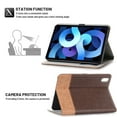 thumbnail image 4 of TECH CIRCLE iPad Generation 10.9 Inch 2022,Lightweight  Business Style Wallet Folio Slim Auto Sleep/Wake Cover Stand Protective Cover for Apple iPad 10th Gen 10.9 inch 2022, Brown, 4 of 6