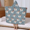 thumbnail image 5 of King Charles Cavalier Hooded Bath Towel，50"x30" for Ages 3 To 12 Kids, Quick Dry Lightweight Soft Microfiber Hood Beach Towel Cover Up for Kids, 5 of 7