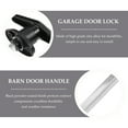 thumbnail image 5 of FUEENIRVA Universal Black T Handle Lock for Garage Door Shed Door Hardware Kit, 5 of 8