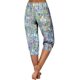 thumbnail image 5 of Mujeres Capri Pantalones Casual Suelto Largo Pantalones de Impresión con Corbata Elástica Cintura Y Bolsillos, 5 of 6
