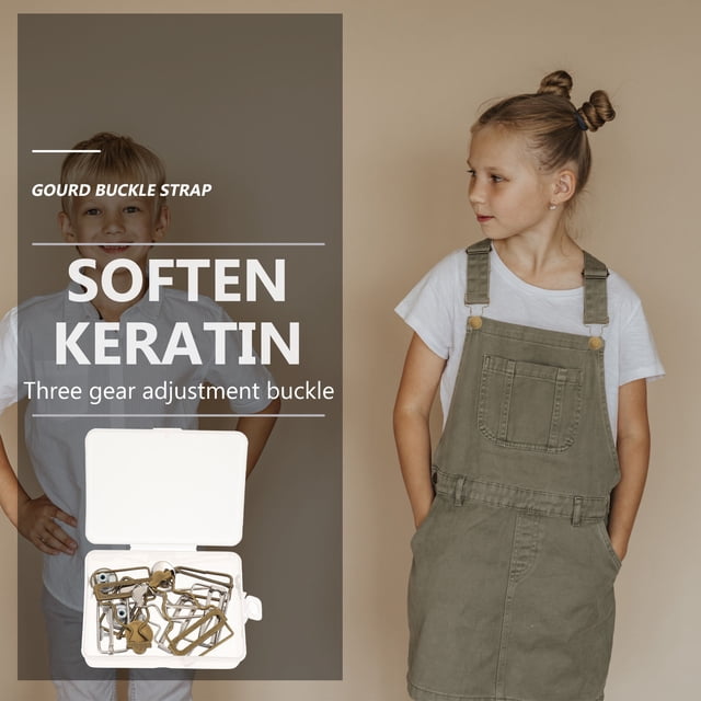 SWETRACE Hebillas Resistentes Para Overoles Y Color Café Con Superficie Suave Y Duradera