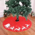 thumbnail image 4 of Tapis Cache Pied De Sapin De Nol Jupe Sapin En Non Tiss Tapis De Sapin De Nol Avec Renne Rouge Couverture Ronde Sapin De Nol Jupe Arbre De Nol Avec Mo, 4 of 5