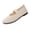 Beige, variant on Gealkoca Women's Casual Mesh Low-Cut Breathable Lightweight Comfortable Shoes Mary Jane Flats Round Toe Knit Ballet Flats with Elastic Strap