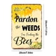 thumbnail image 4 of Placa Metal Vintage Que Alimenta A Las Abejas Pintura Hierro Rectangular Pared 20 X 30 Cm, 4 of 9