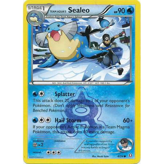 Pokemon Double Cris Team Aqua's Sealeo #4