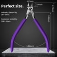 thumbnail image 2 of RUITOOL Model Nippers, Model Tools for Beginners to Repair and Fix Plastic Models, Ultra-thin Single-edged Non-slip Grip, 4.7 Inch Sharp Cutters for, 2 of 7
