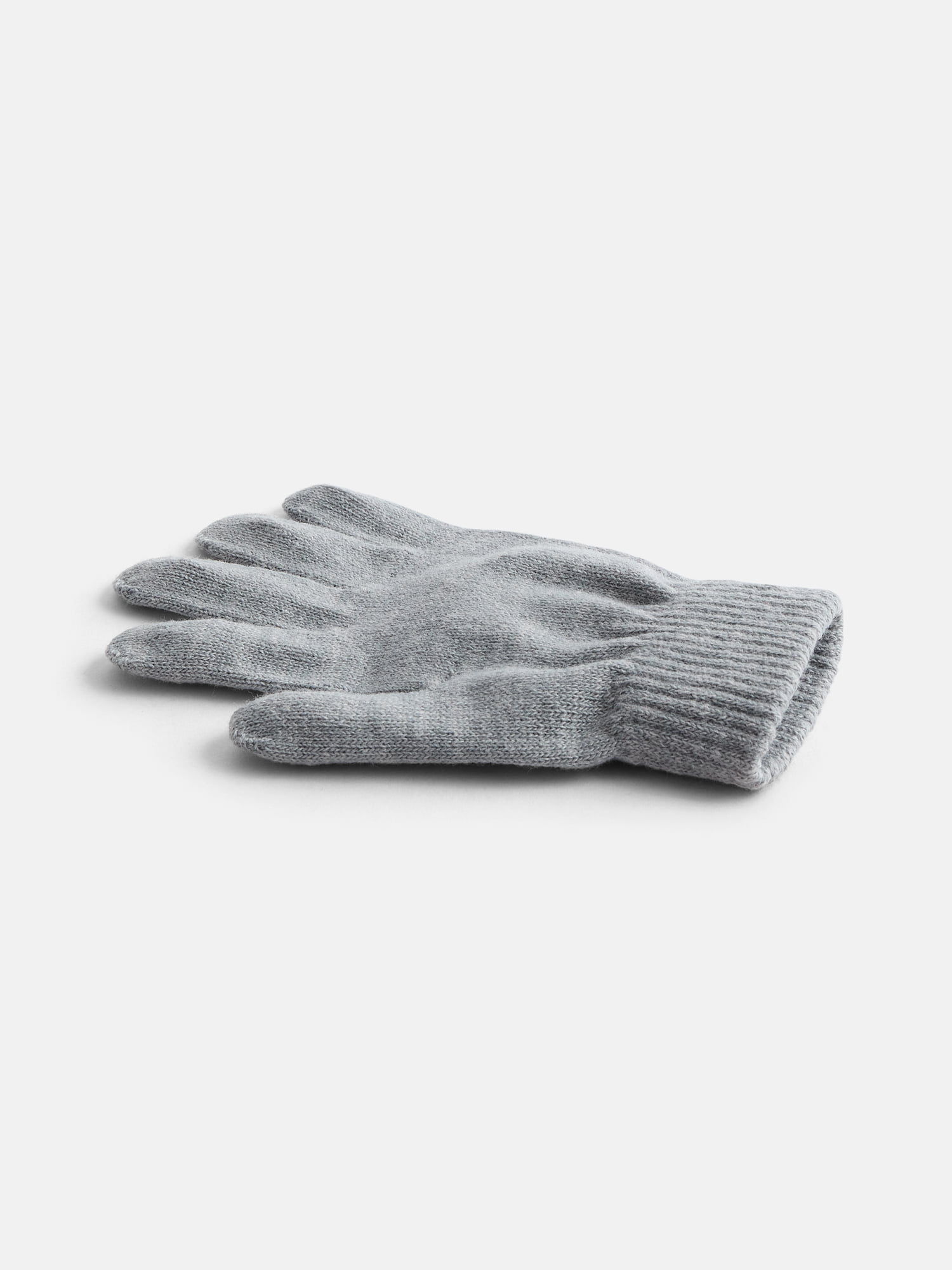 No Boundaries Women's Ribbed Knit Solid Gloves, 2 Pack
