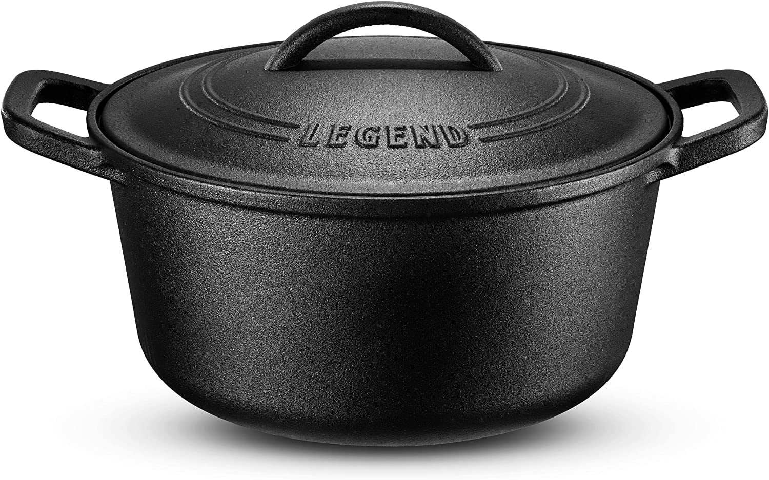 dele timeren Inca Empire Legend Cookware Cast Iron Dutch Oven | 5qt Heavy-Duty Pot with Cast Iron  Lid for Oven, Induction, Cooking, Browning, Braising & Grilling | Lightly  Pre-Seasoned Cookware Gets Better with Use - Walmart.com
